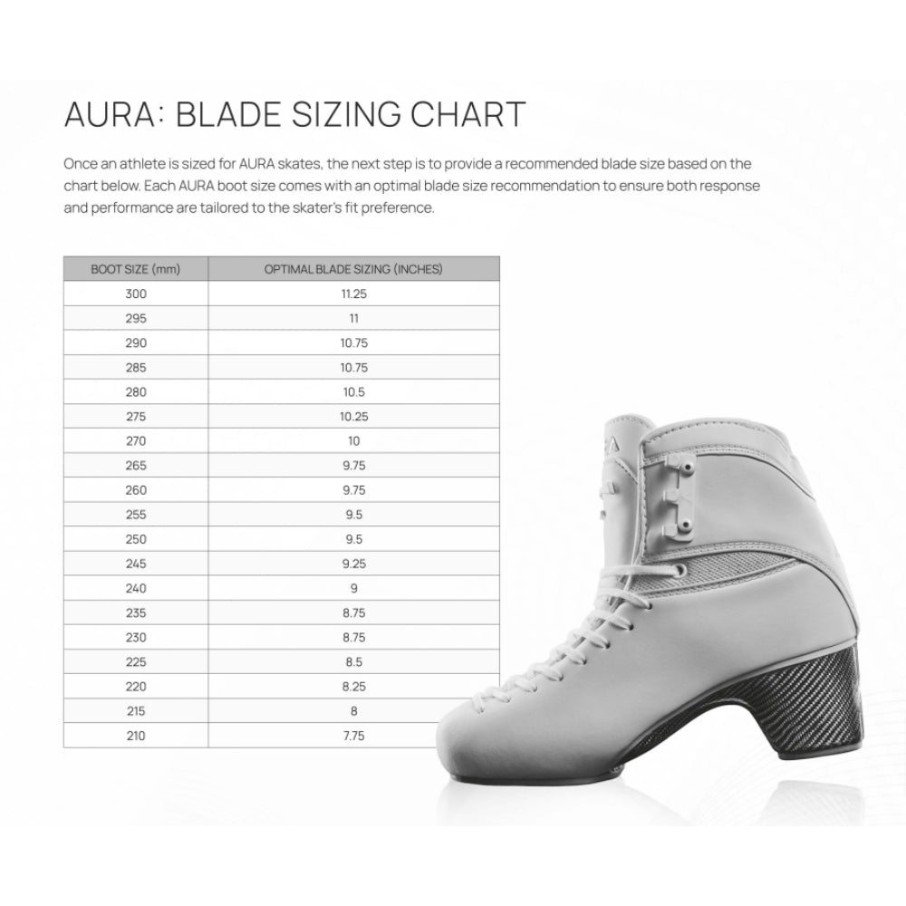 Aura SKY 100 Figure Boots Only - White - Figure Boots