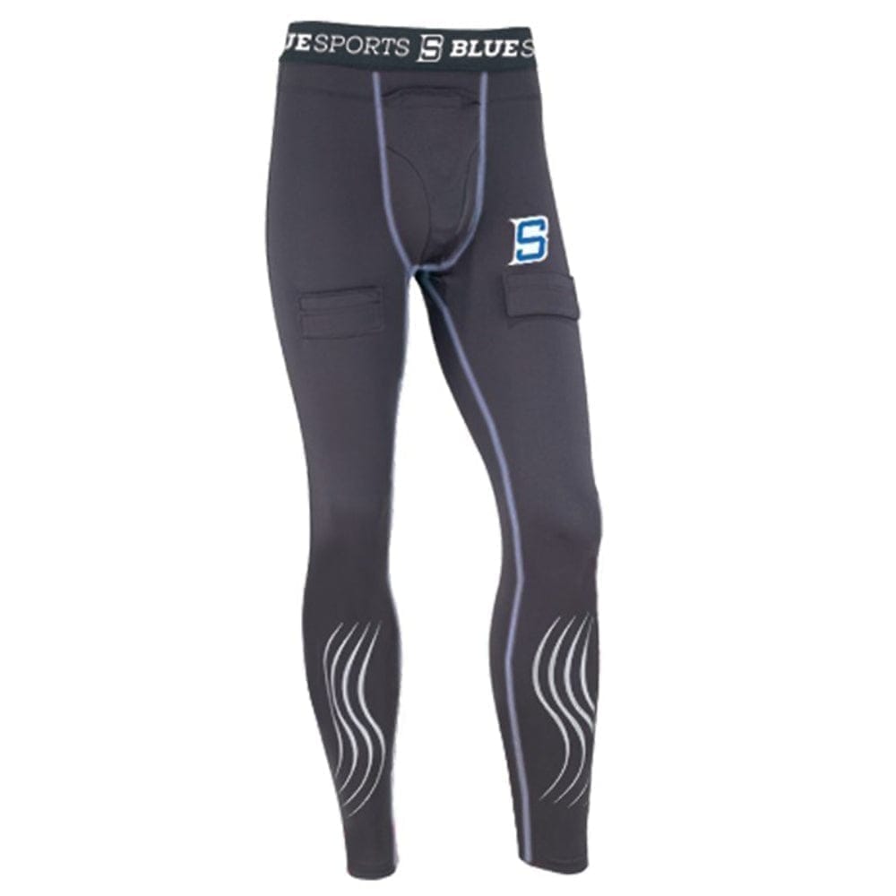 Blue Sports Compression Jock Pant - Jocks & Jills