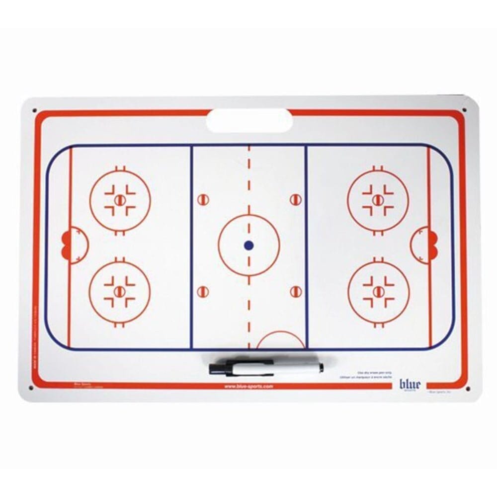 Blue Sports Hockey Suction Cup Jumbo Coach Board - Coaching